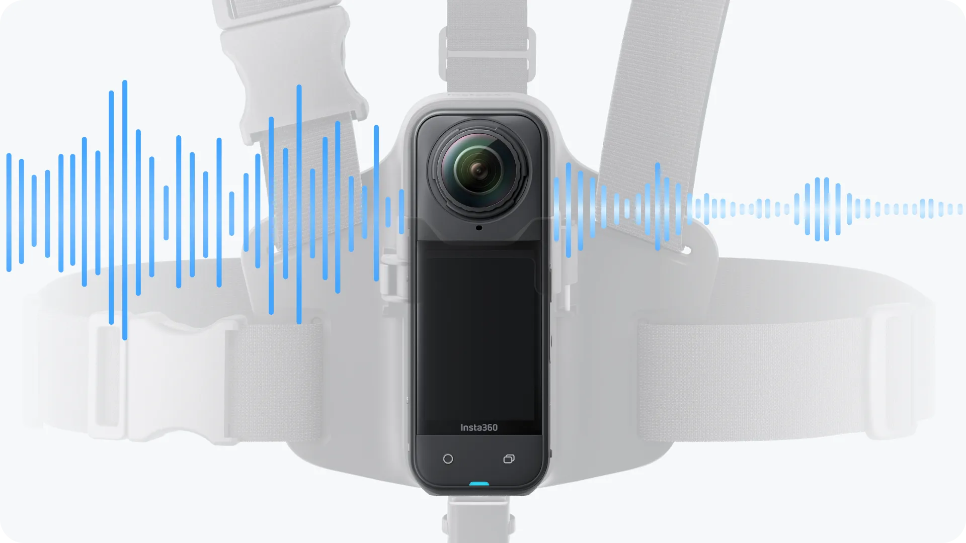 Airflow around the Insta360 X5 chest mount