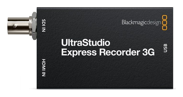 UltraStudio Express Recorder 3G – Two professional inputs