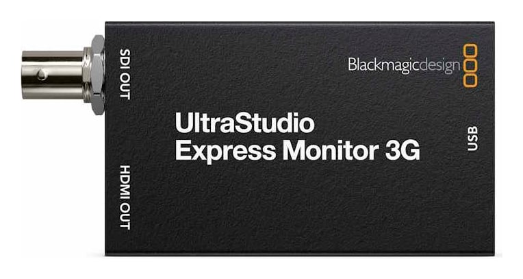UltraStudio Express Monitor 3G – Two outputs for professional monitoring