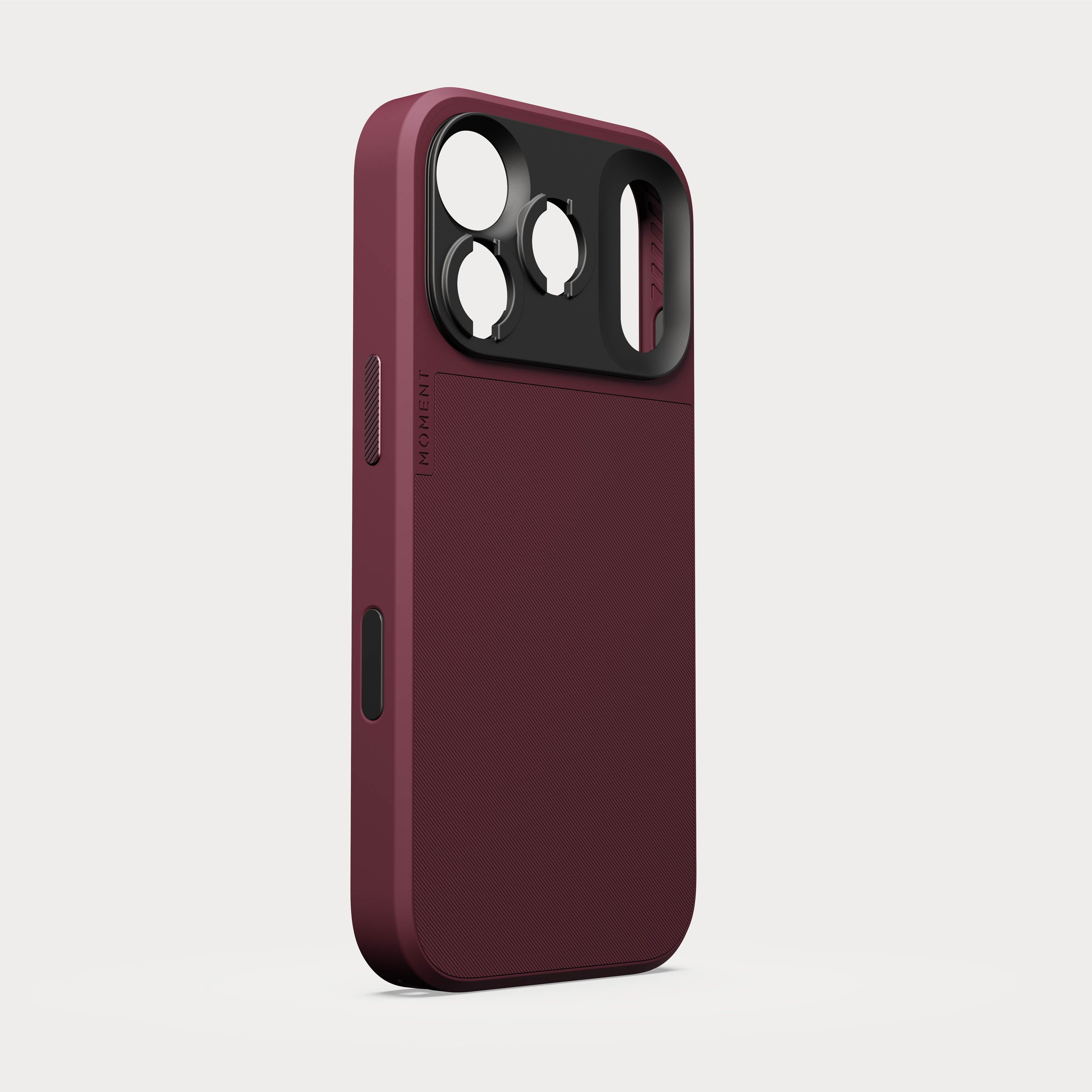 Burgundy Moment Camera Case for iPhone 18 Pro