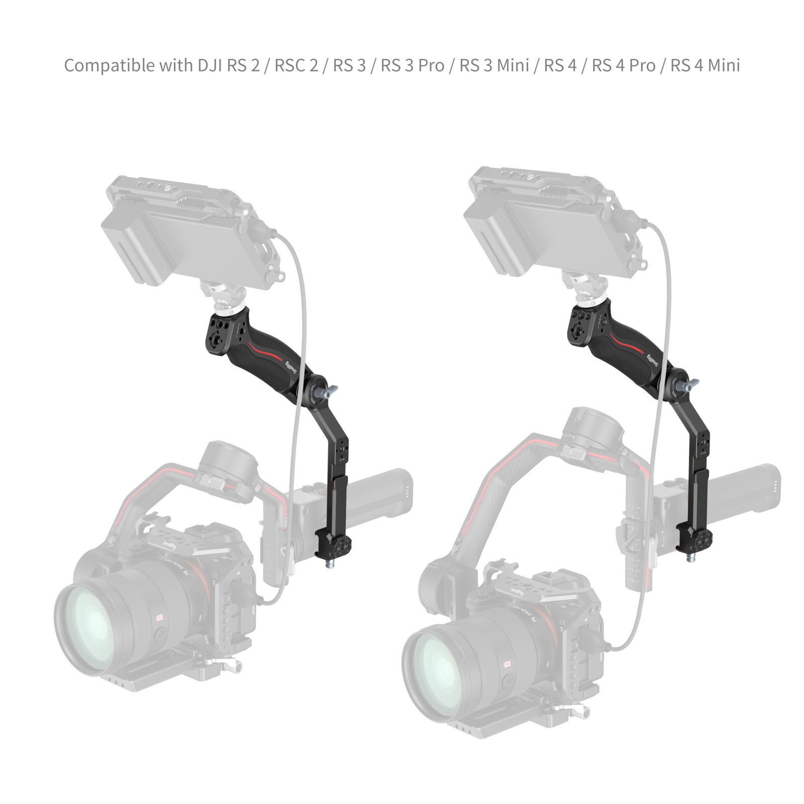 Mounting points for a complete working rig