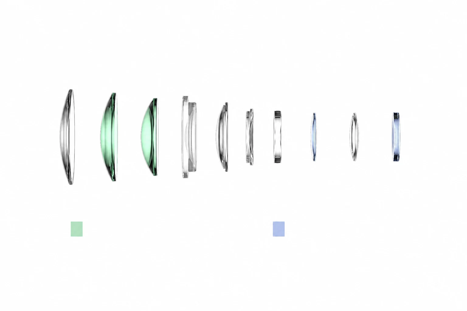 Optical construction diagram of the Viltrox AF 90mm F2.2 EVO lens