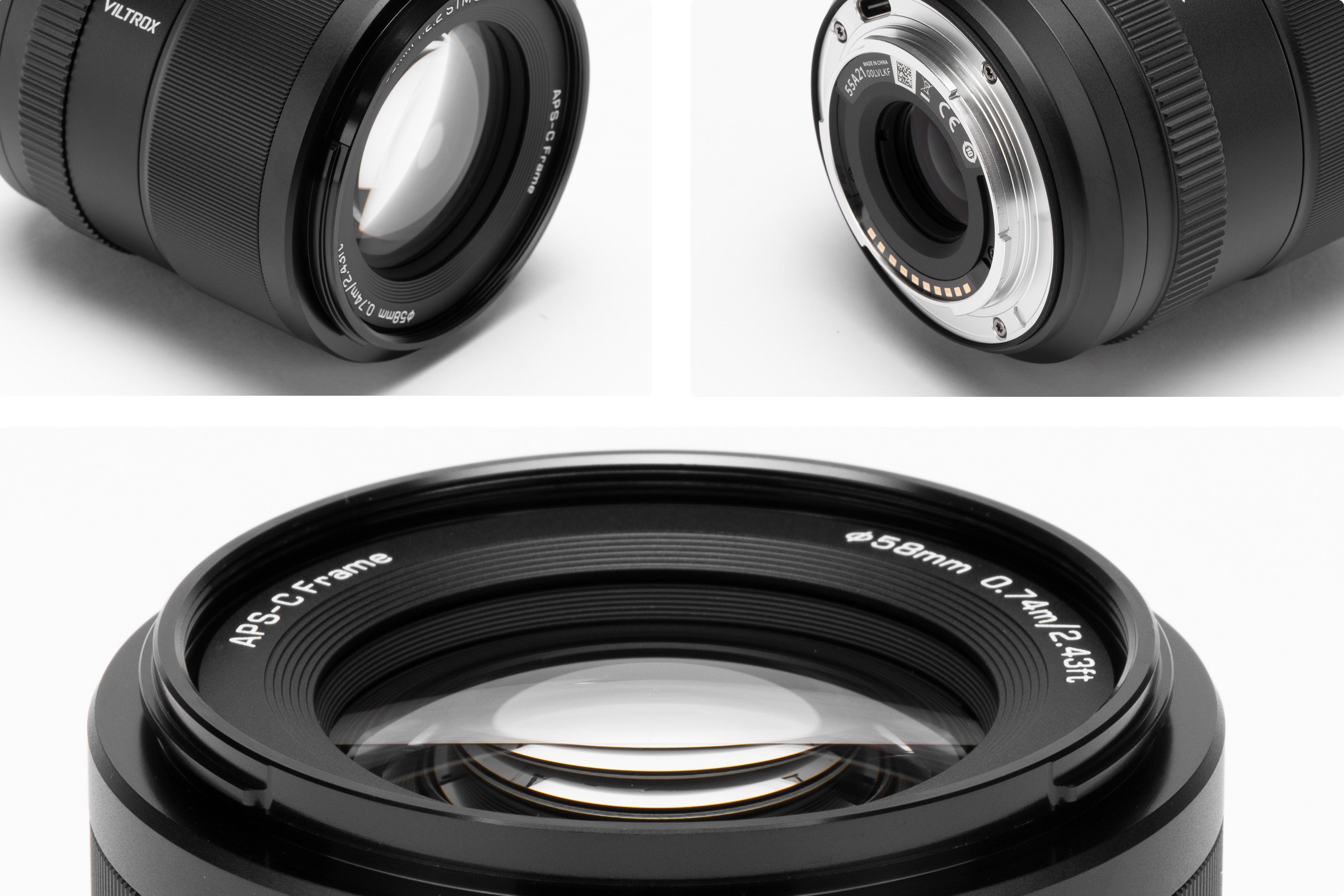 Optical detail of the Viltrox AF 90mm F2.2 XF