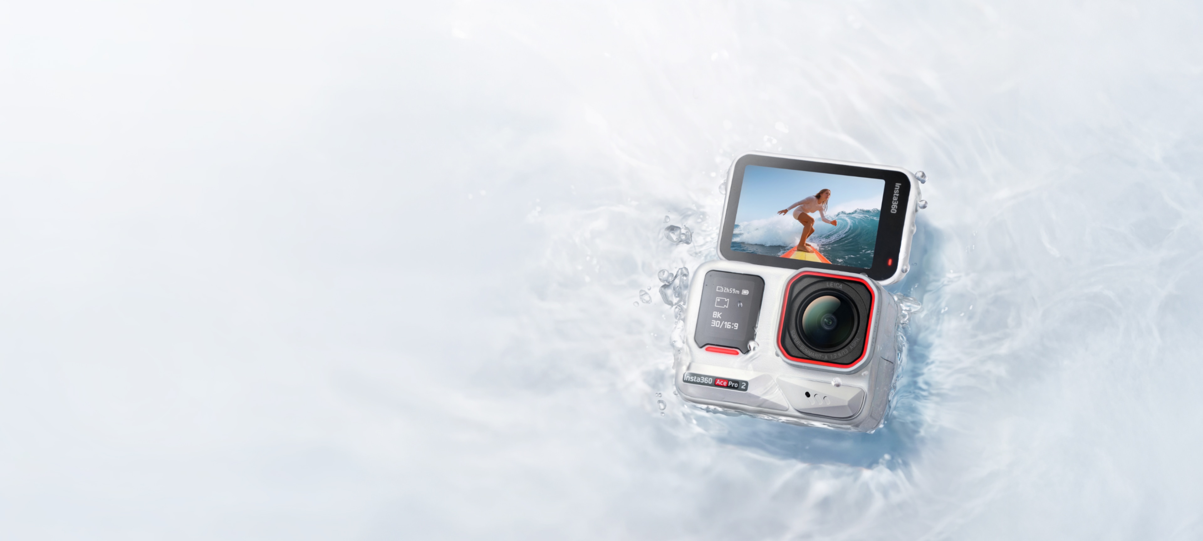 Into the water, into the cold