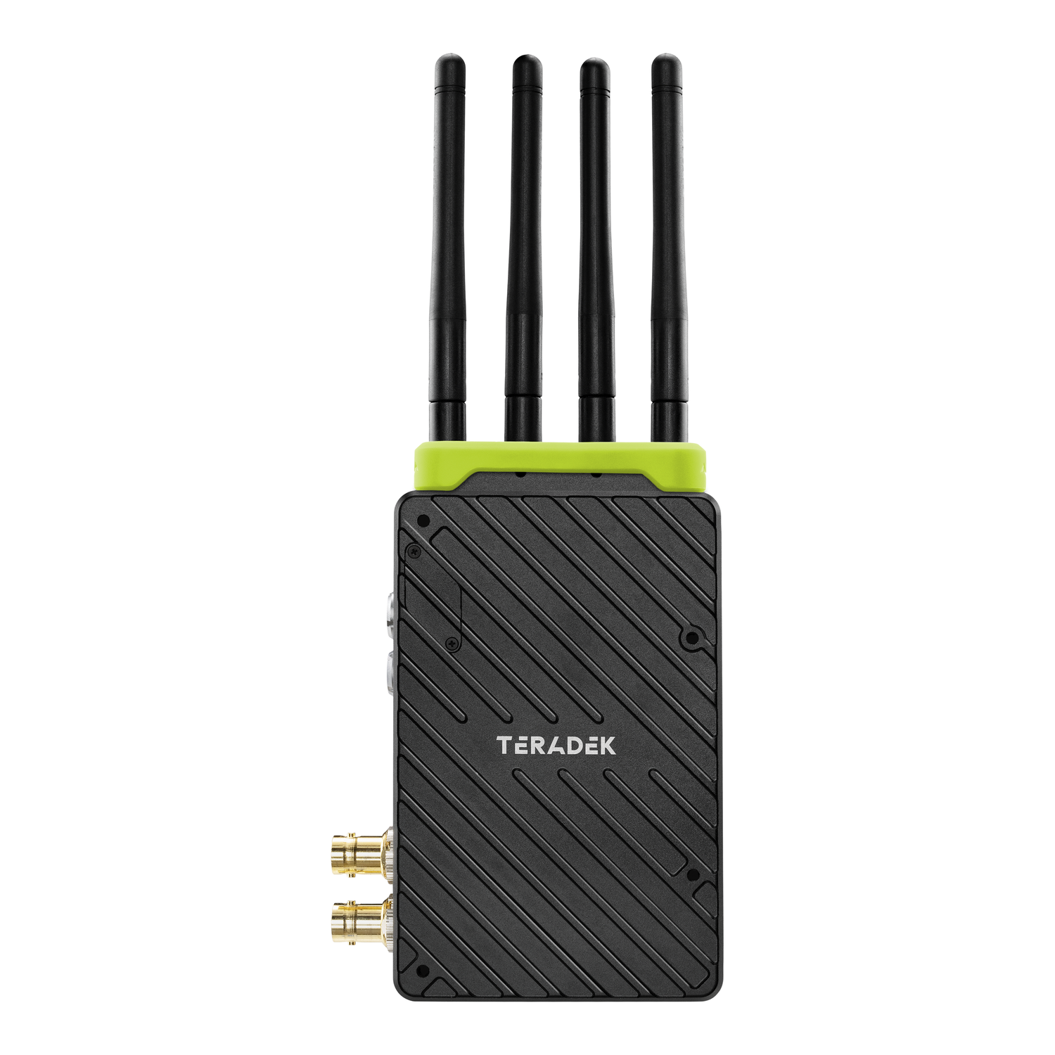 Teradek 11-0998 band in 389C Green fitted to a Bolt 6 XT TX transmitter