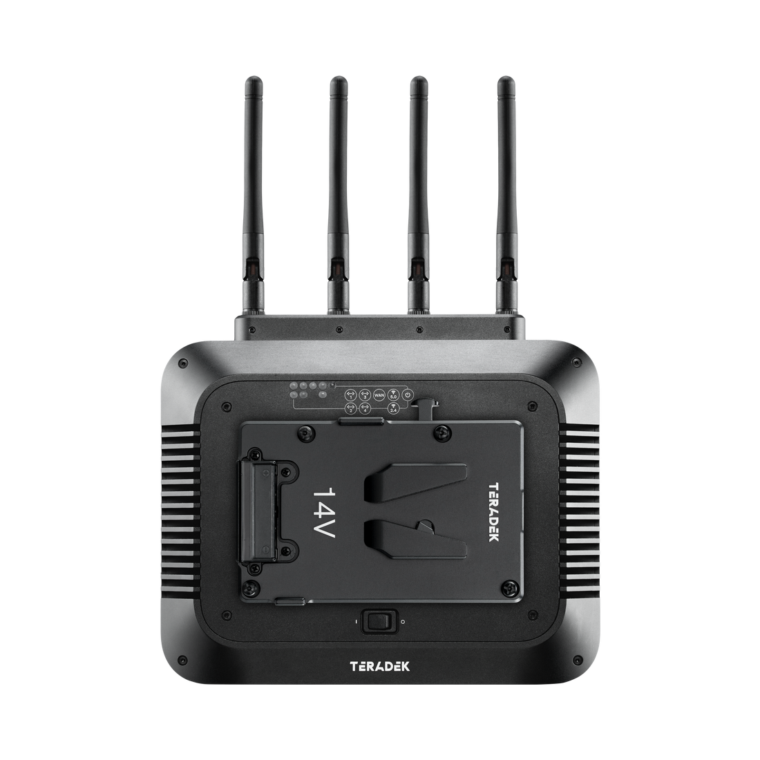 Teradek Link AX 10-0065-V with rear 14V V-Mount plate