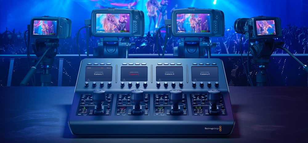 ATEM Camera Control Panel – Up to four cameras from one panel