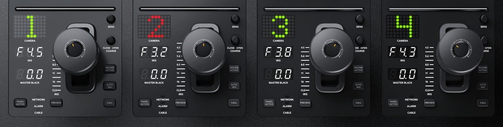 ATEM Camera Control Panel – Joystick for iris and master black