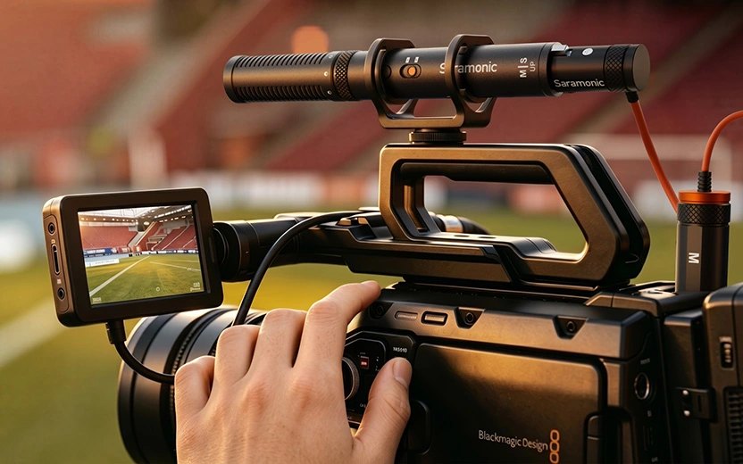 Saramonic SG MS1 – On the camera