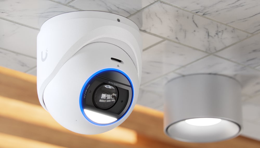 Ubiquiti UniFi Protect G6 Pro Turret, white – Multi-TOPS AI engine