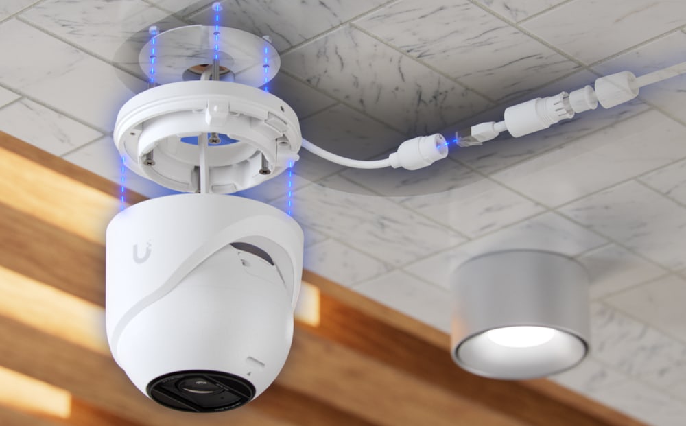 Ubiquiti UniFi Protect G6 Pro Turret, white – Ceiling and wall mounting