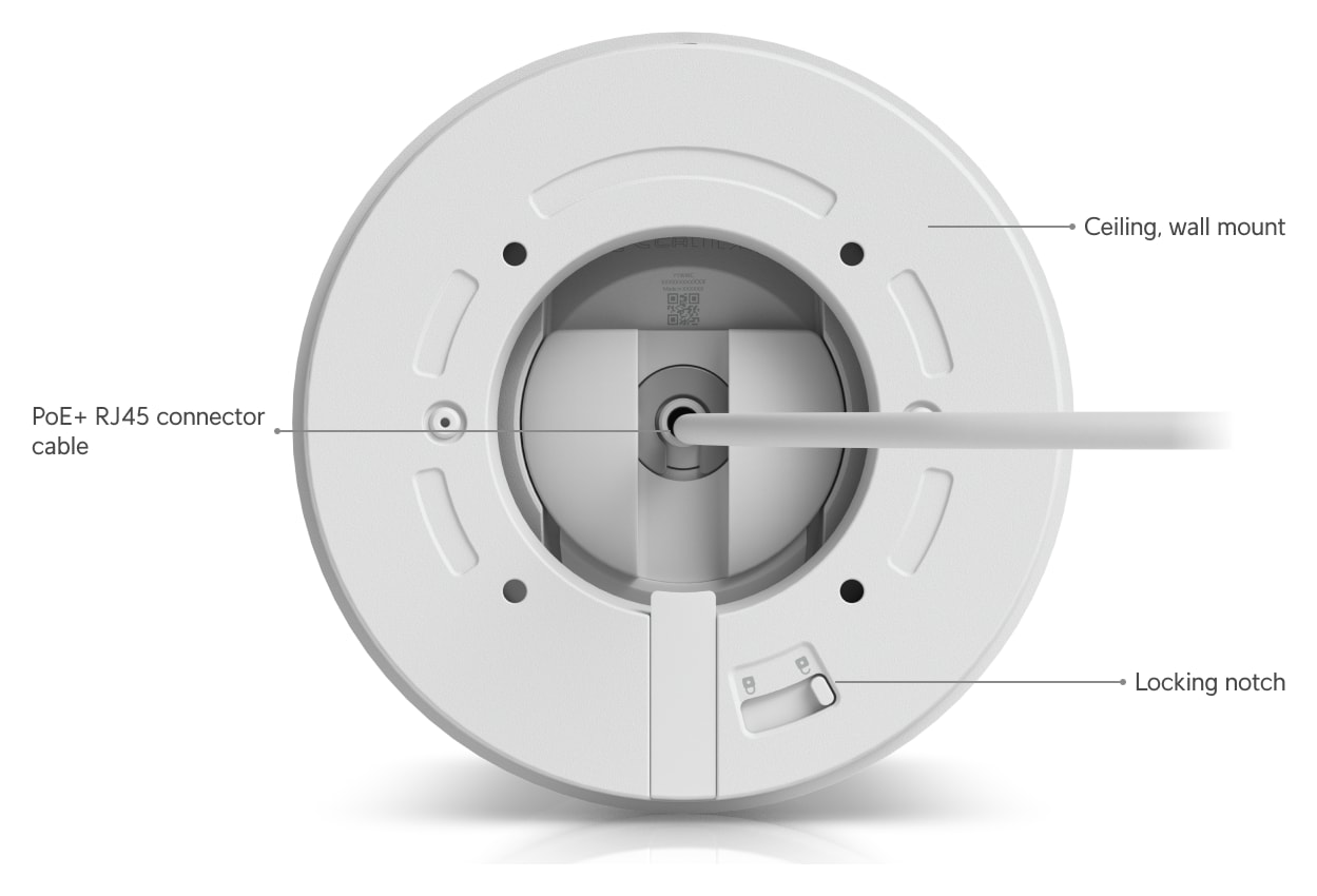 Ubiquiti UniFi Protect G6 Pro Turret, white – Camera overview