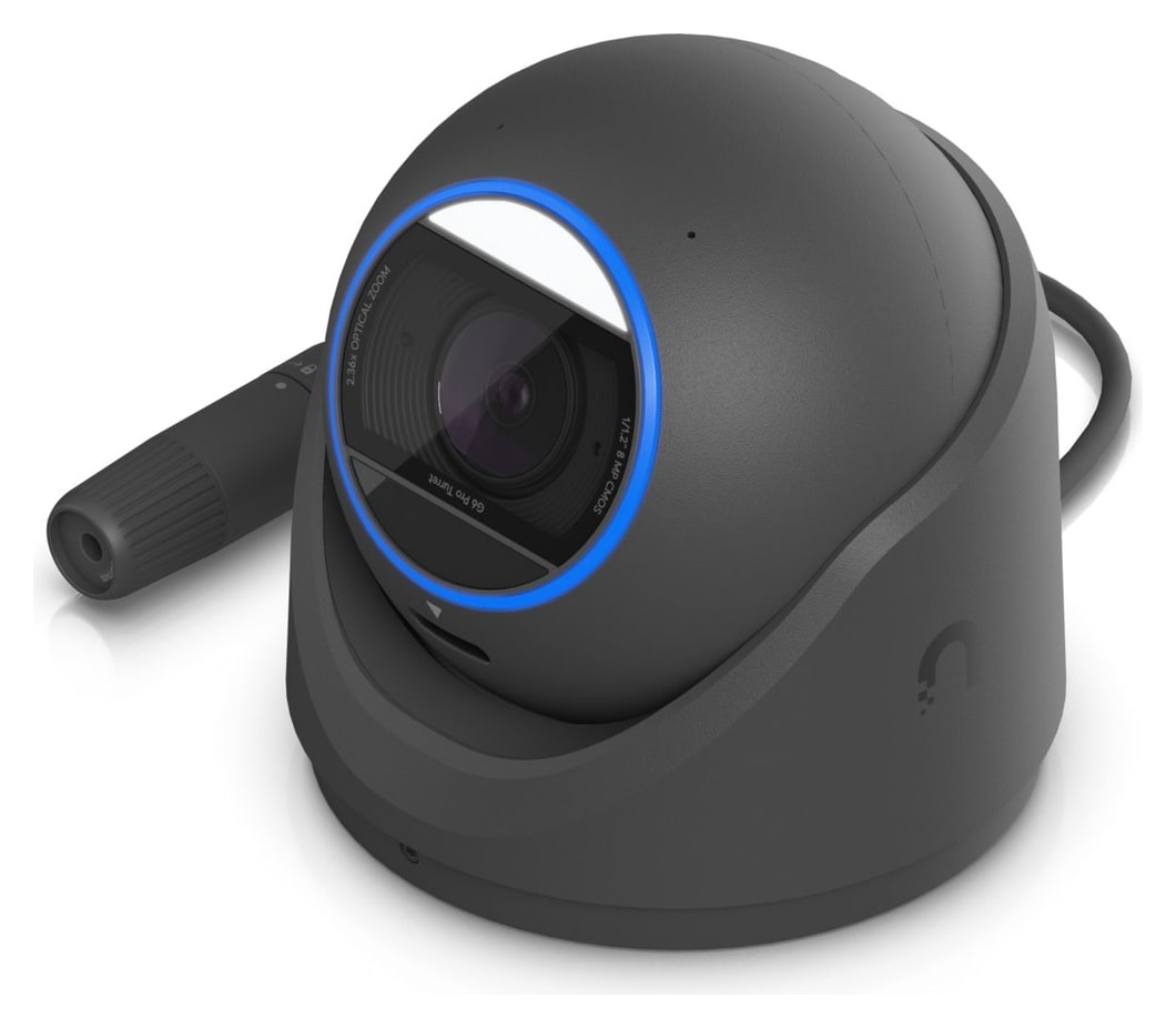 Ubiquiti UniFi Protect G6 Pro Turret, black – Built for the outdoors in any weather
