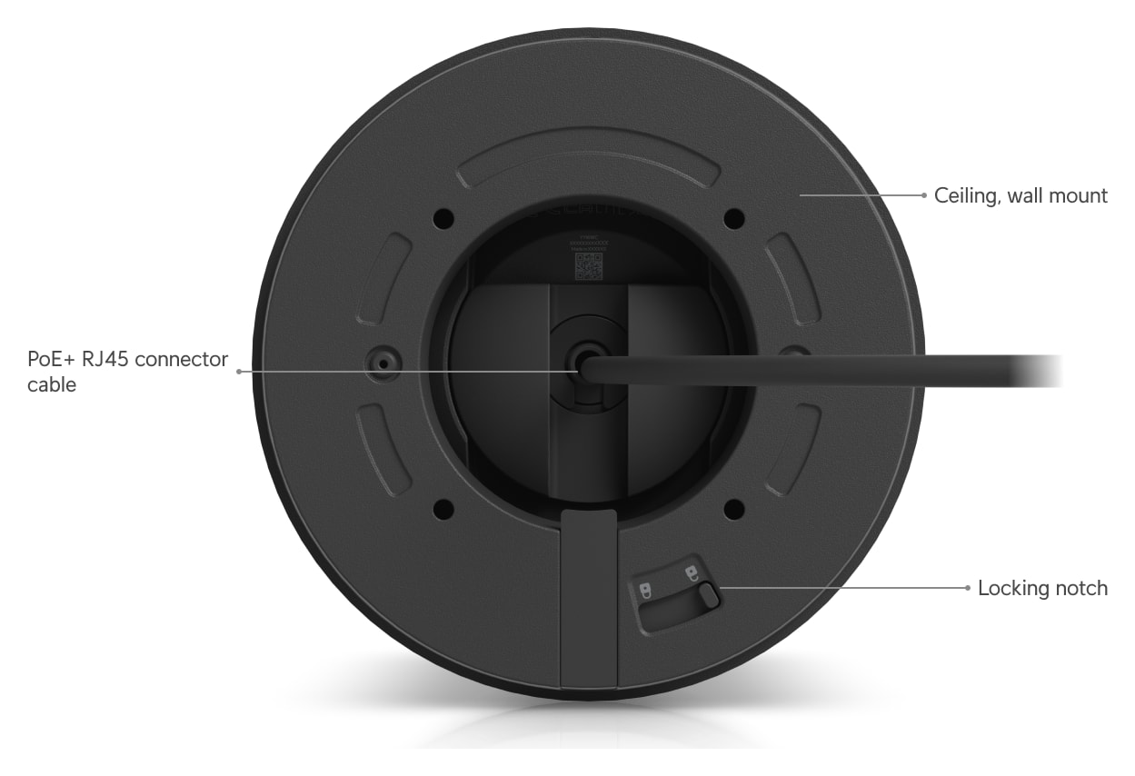 Ubiquiti UniFi Protect G6 Pro Turret, black – Camera overview