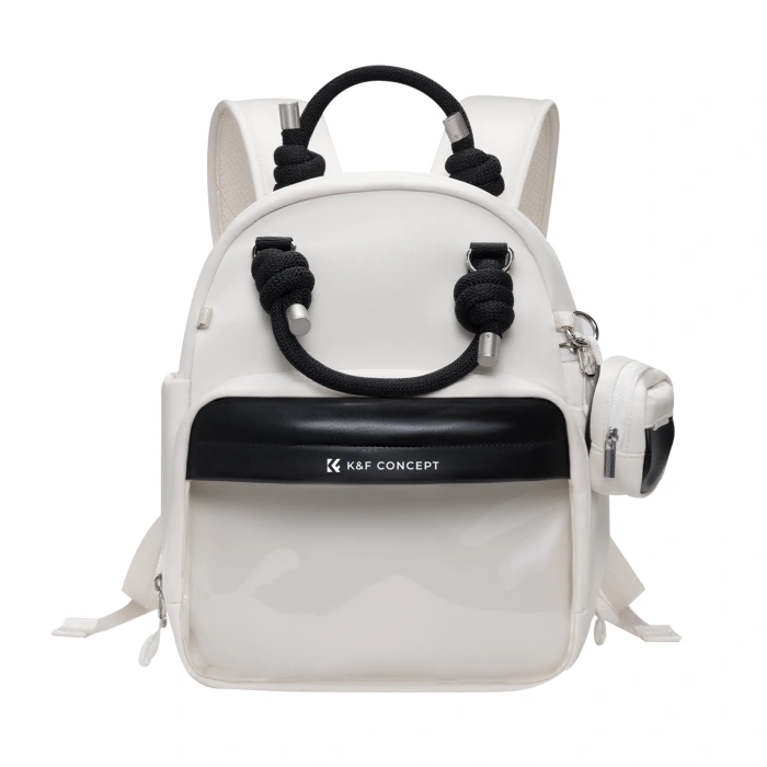 K&F Concept B20 Camera Backpack, Off-White with Black Trim
