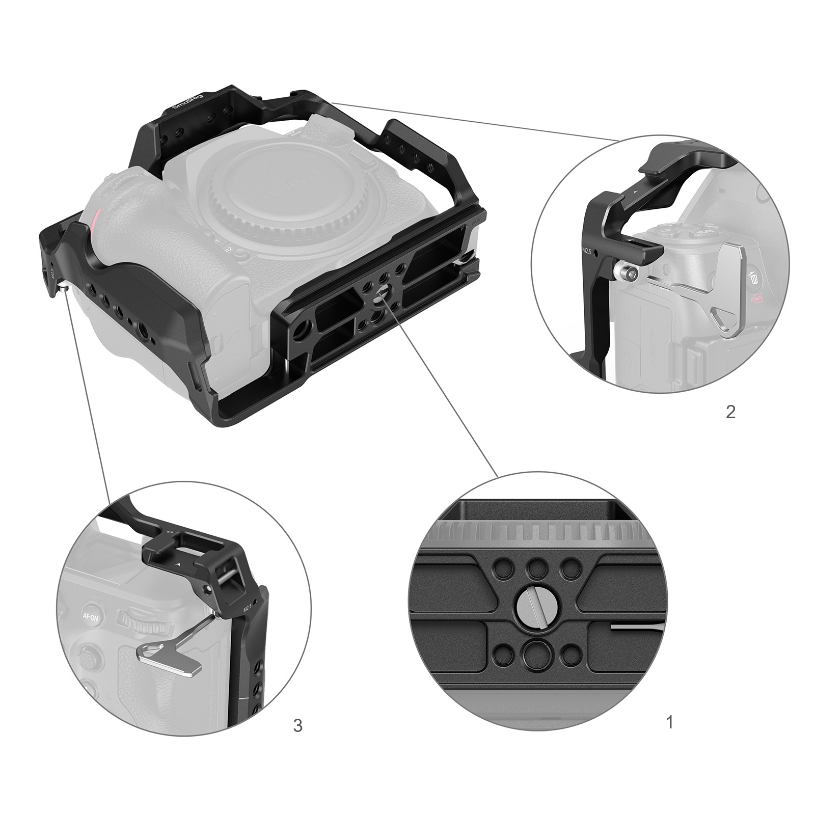 Secure fit, accessible controls