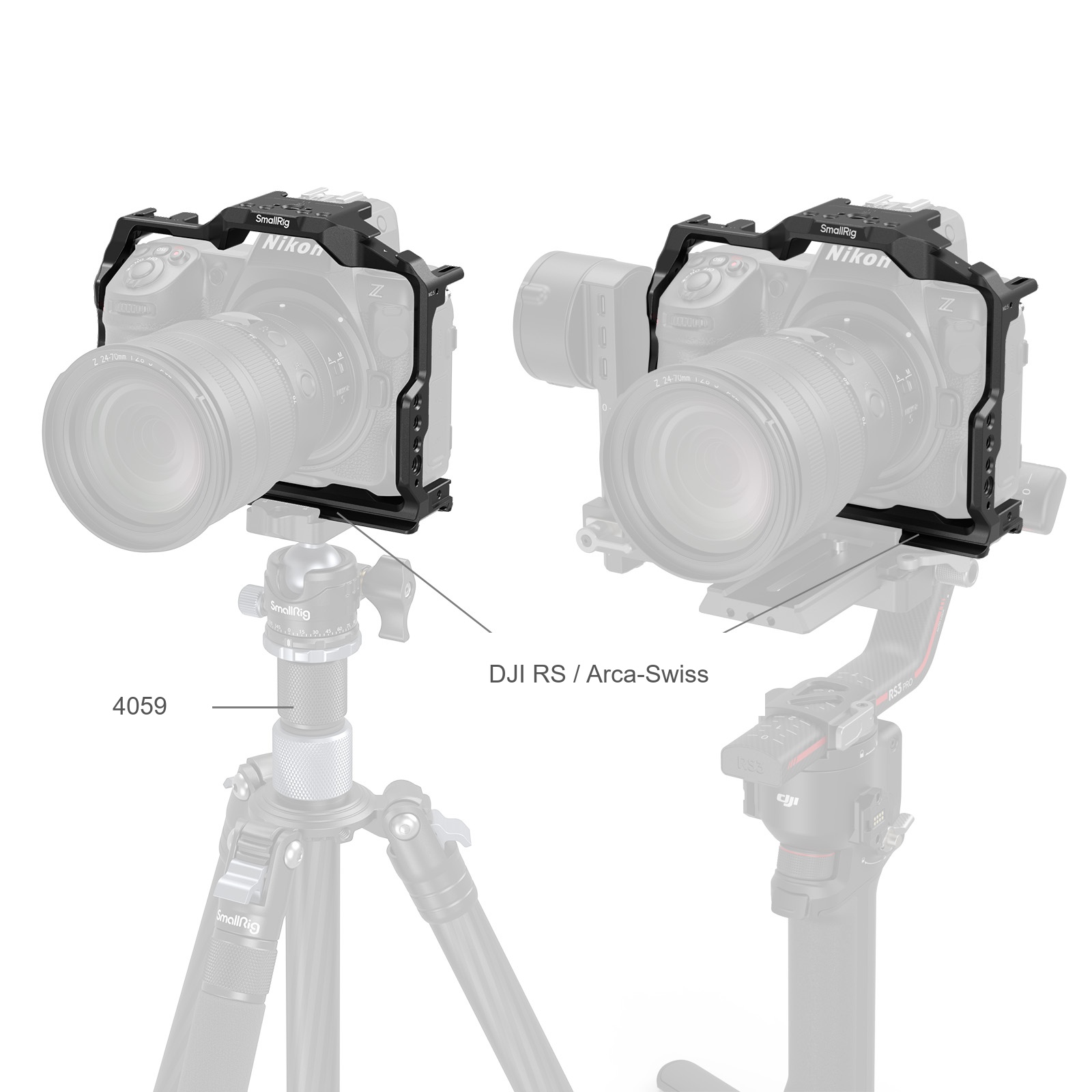 Switch from tripod to gimbal