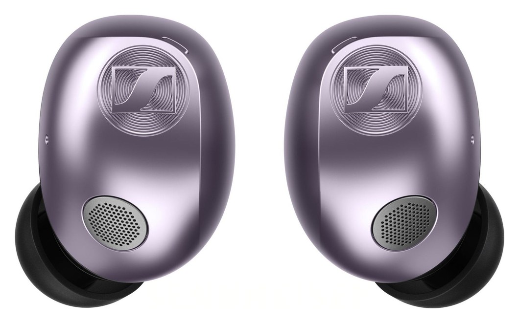 Sennheiser MOMENTUM True Wireless 5 Lavender – Up to 40 hours of playtime and replaceable batteries