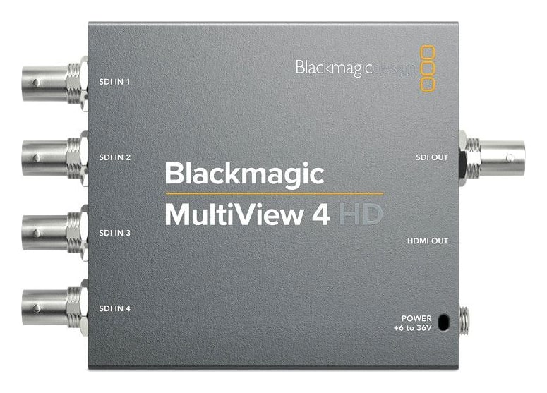 Blackmagic MultiView 4 HD – A small box for control room and location