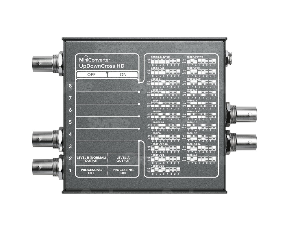 UpDownCross HD connections