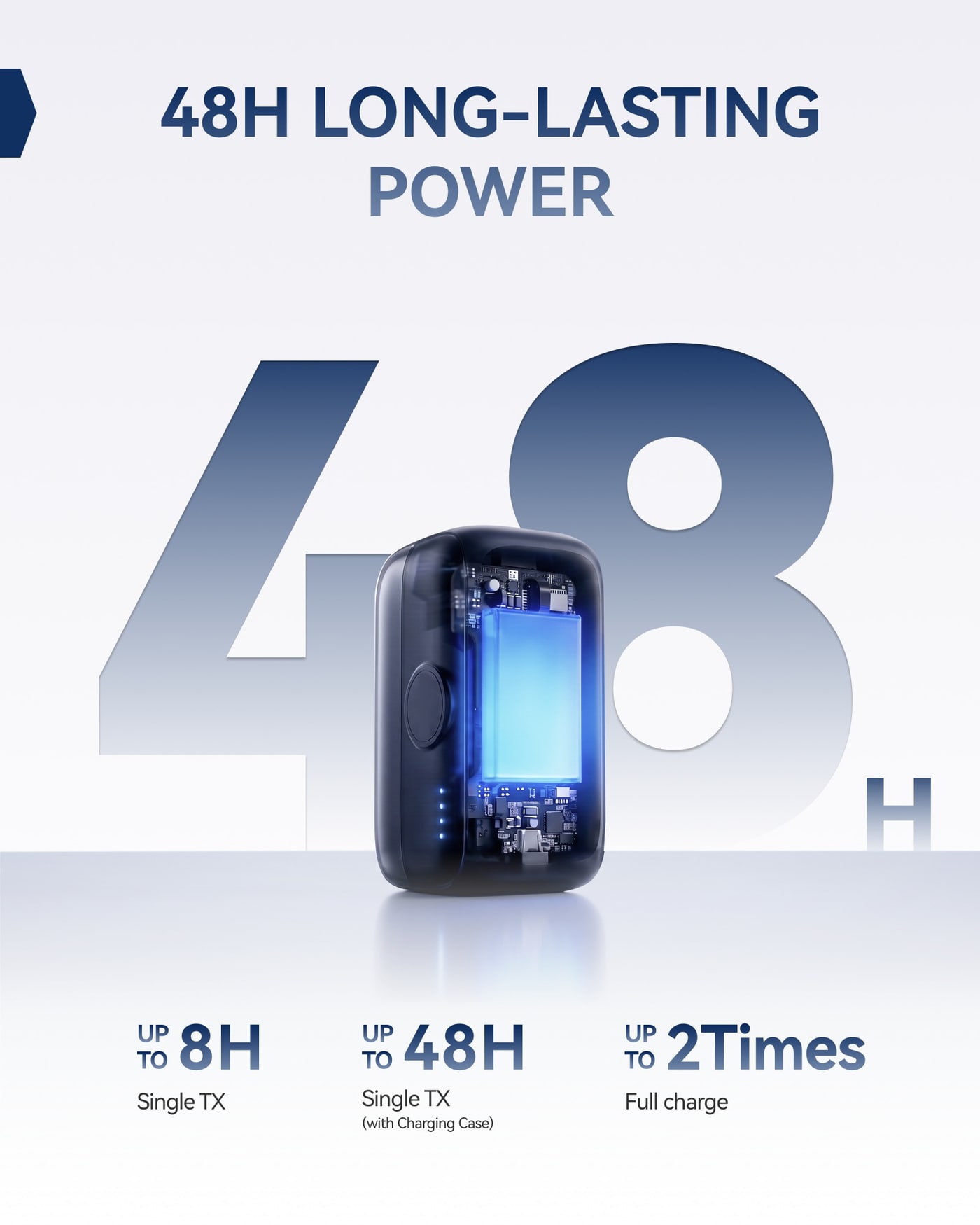 Battery for long shoots