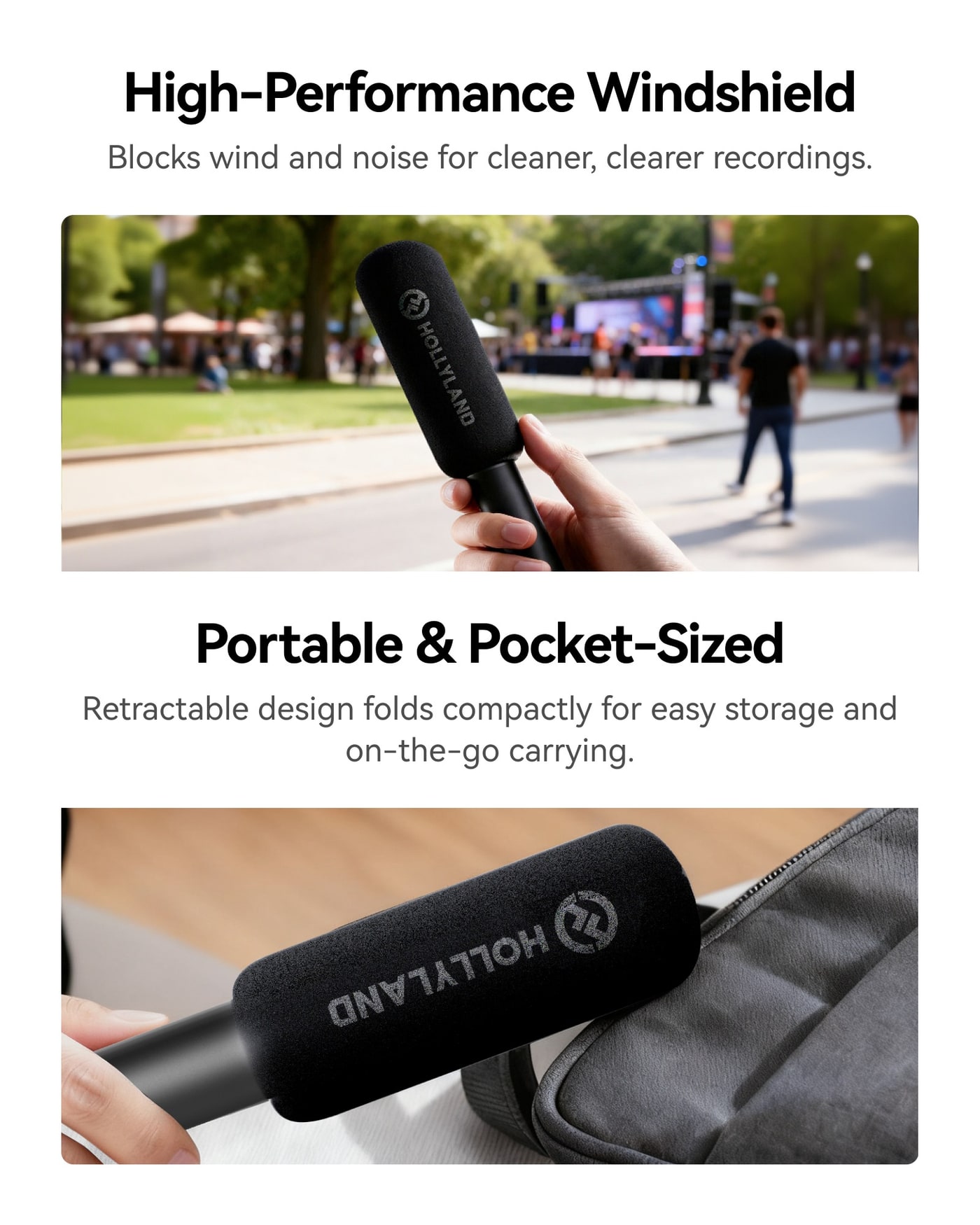 Against wind, into your pocket