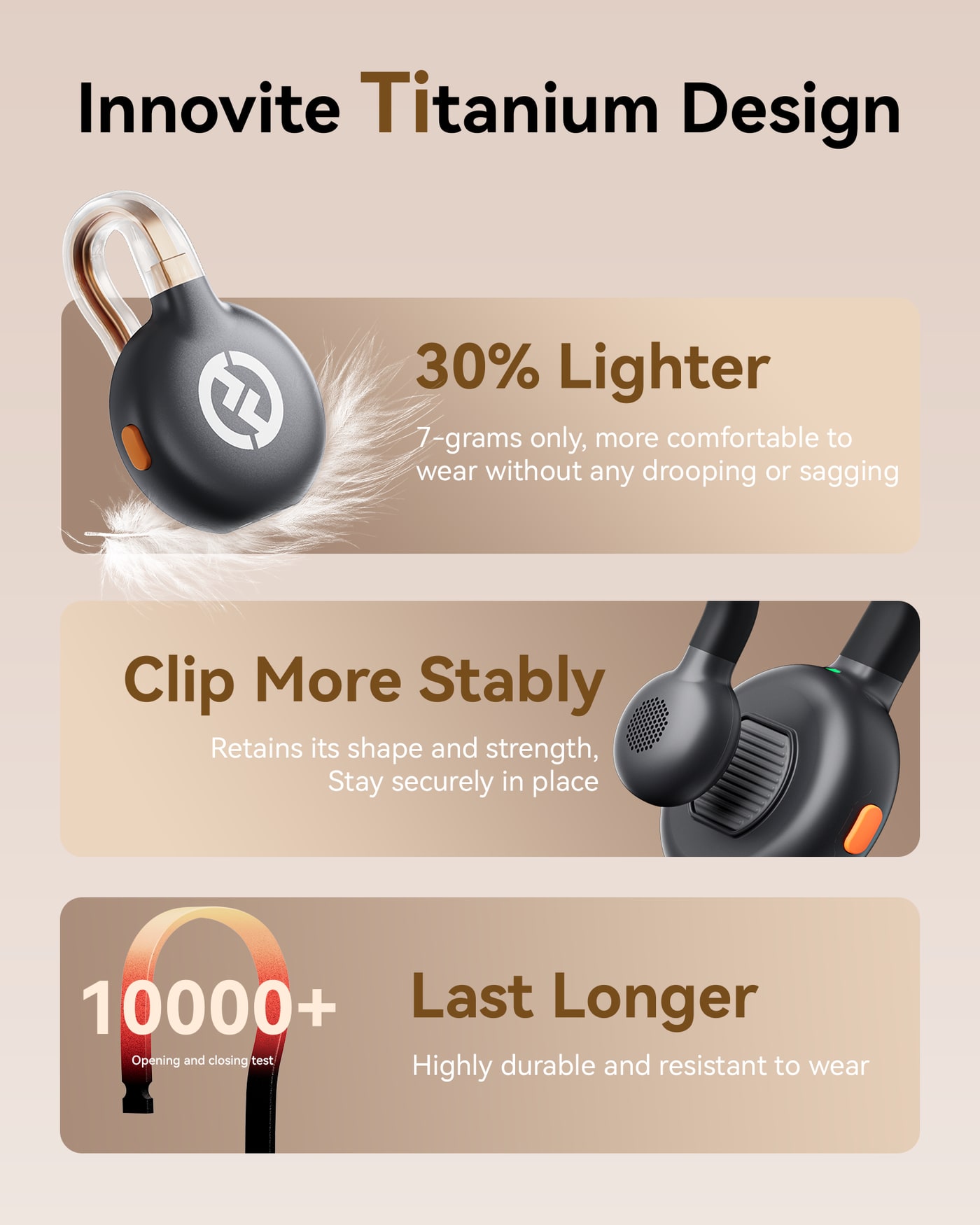 Hollyland LARK M2S Transmitter (Space Gray) – Titanium design