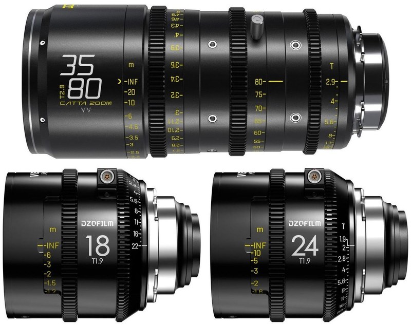 DZOFILM Education Set – Catta Ace 35–80mm + Vespid Prime2 18/24mm, Metric, Black Case