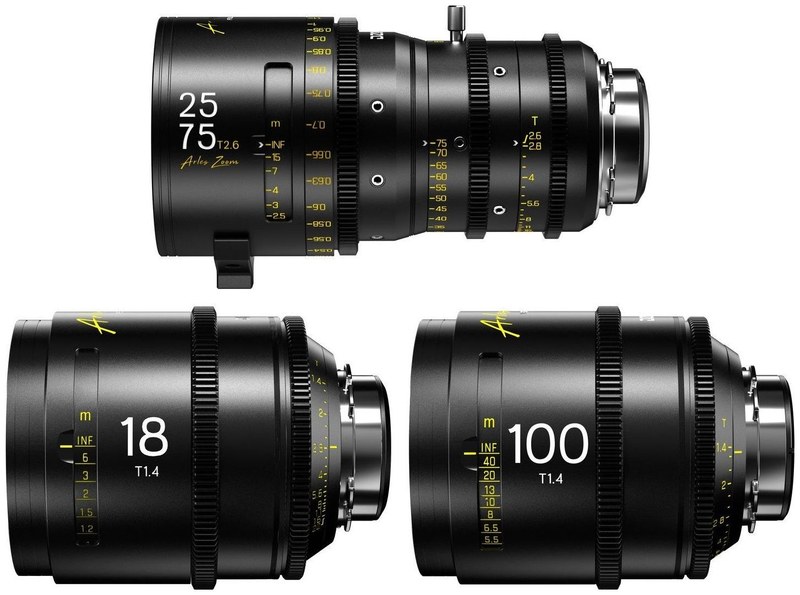 DZOFILM Arles Zoom 25–75mm + Arles Prime 18/100mm Set – Metric, Black Case