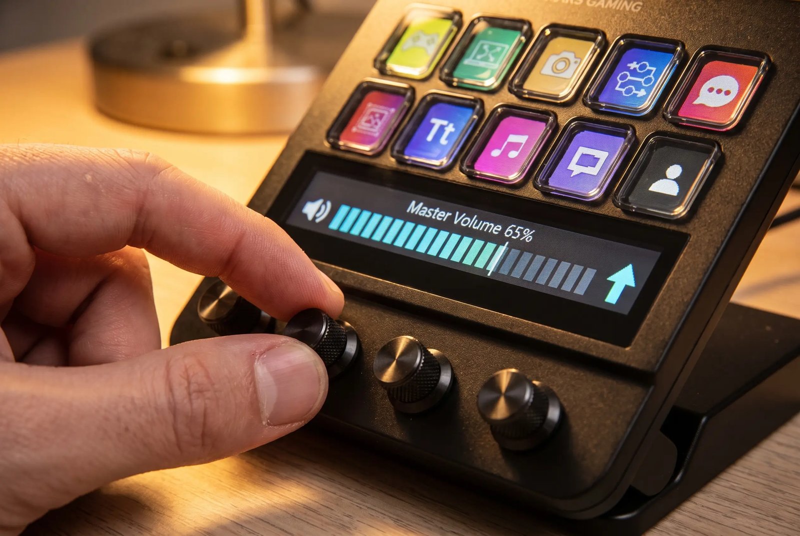 Rotary dial and touch display