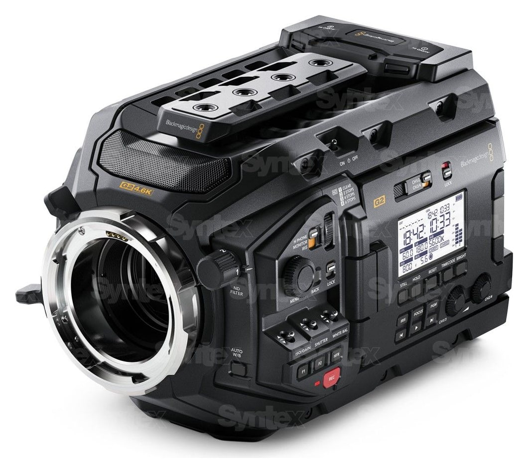 Blackmagic URSA Mini Pro 4.6K G2 – Interchangeable EF, PL, B4 and F mount