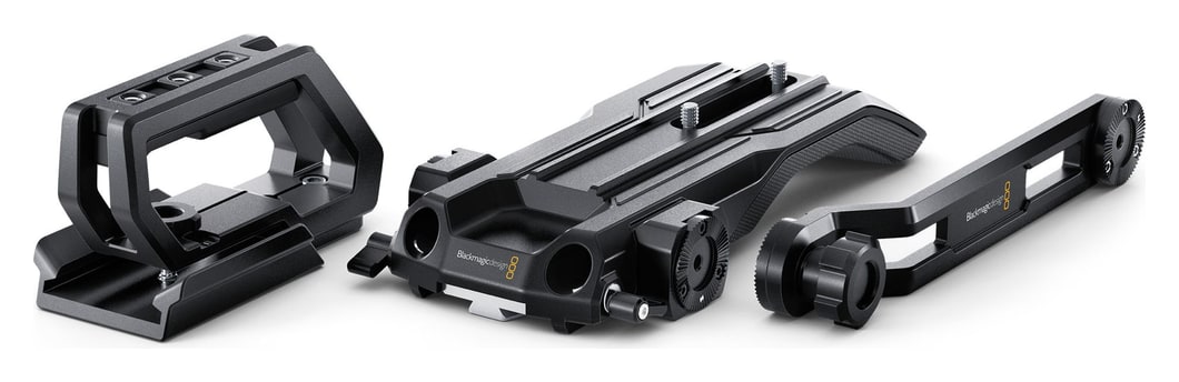 Blackmagic URSA Mini Pro 4.6K G2 – Shoulder kit and viewfinder