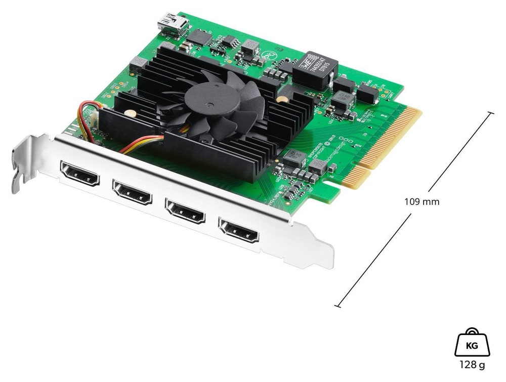 DeckLink Quad HDMI Recorder – Dimensions and installation