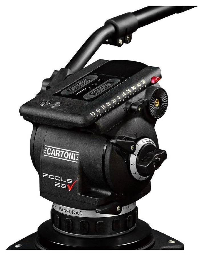 Cartoni Focus 22/150 – Sliding plate and locks