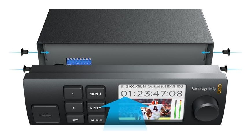 Teranex Mini Smart Panel – Step 2: fit the panel
