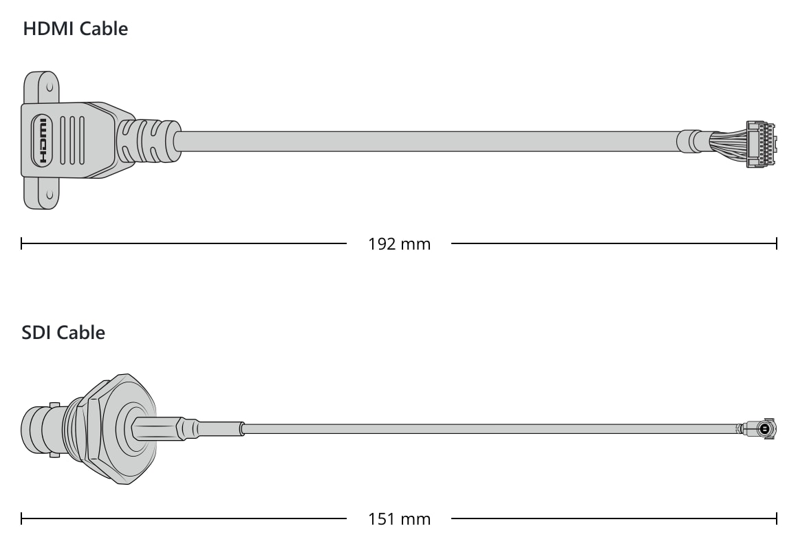 DeckLink Micro Recorder – Cables and connectors
