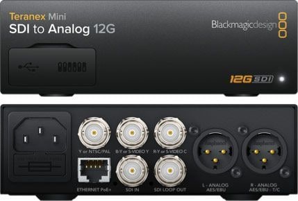 Teranex Mini SDI to Analog 12G – Three analog output modes