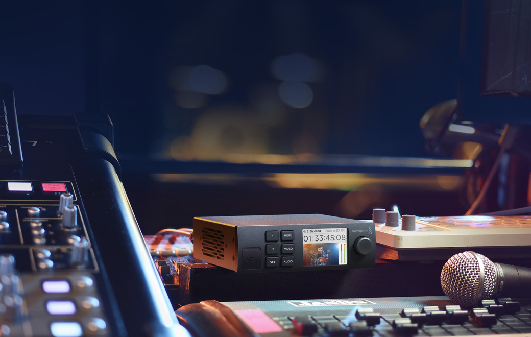 Professional Teranex Mini XLR audio