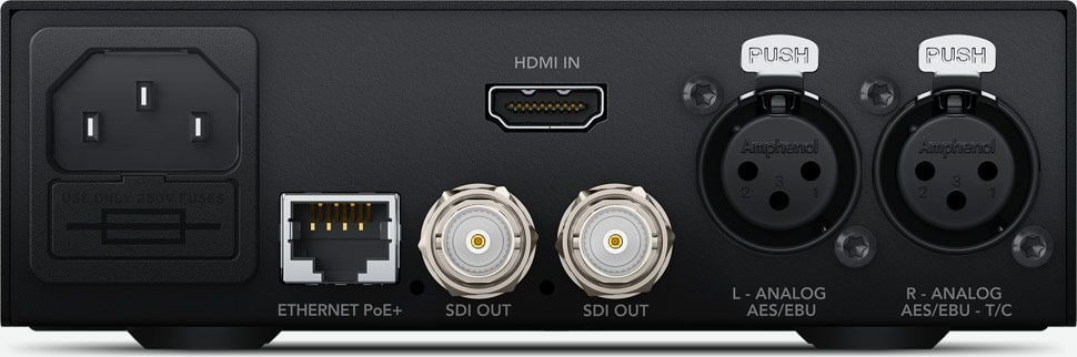 Teranex Mini HDMI to SDI 12G – Two professional SDI outputs