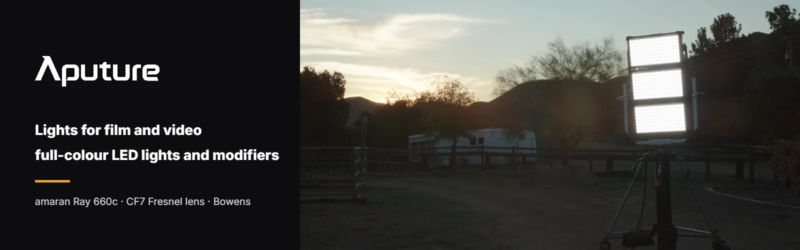 Aputure – lights for film and video