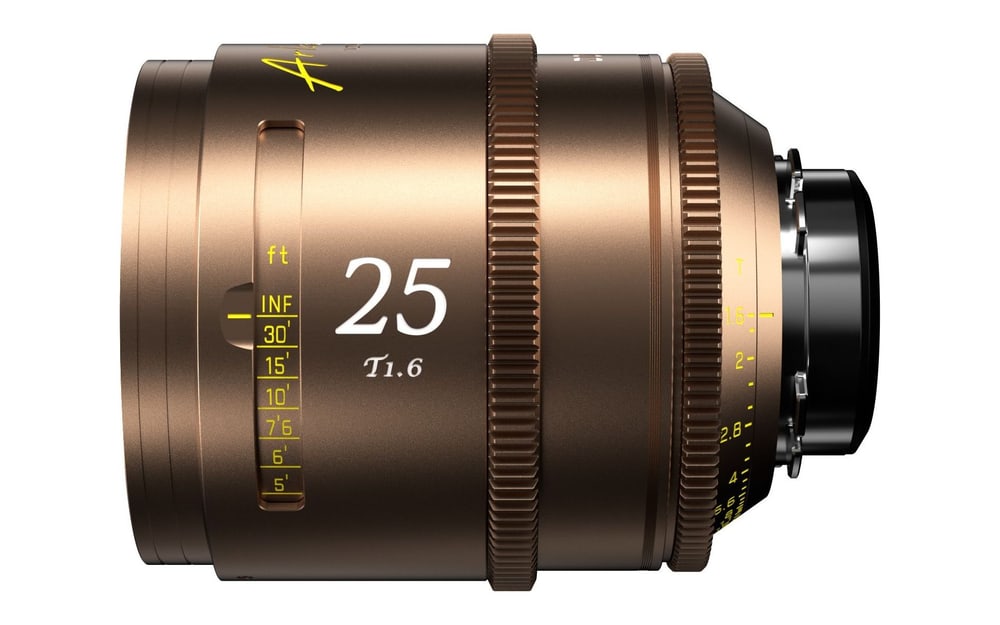 25mm T1.6 for Full Frame and Vista Vision