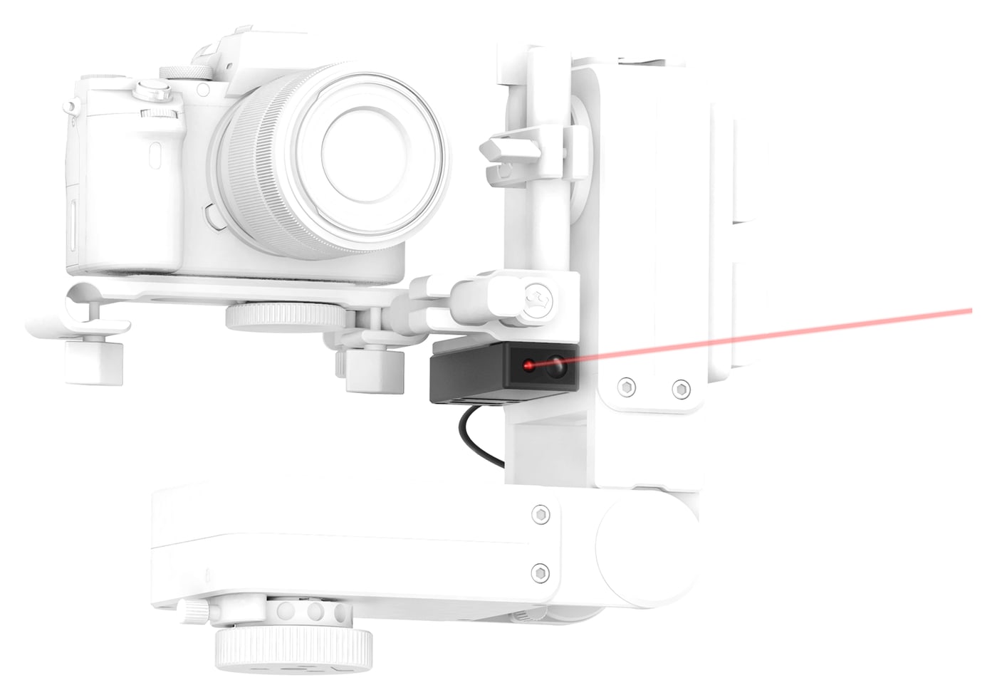 Distance to the target at a single press