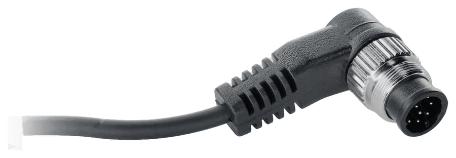 Where the cable connects