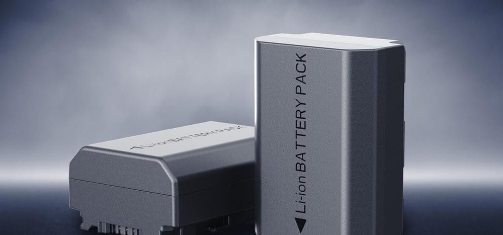 Two 2600 mAh batteries