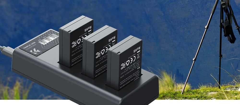 3-slot charger