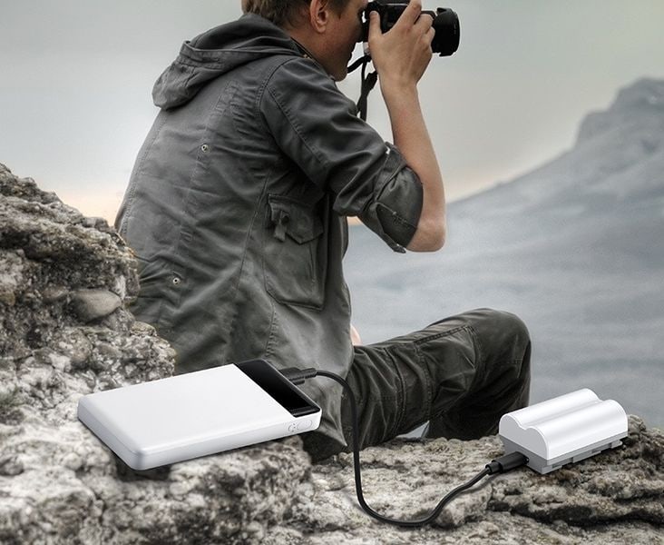 Two 2400 mAh batteries