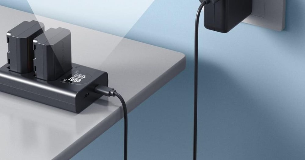 2-slot charger