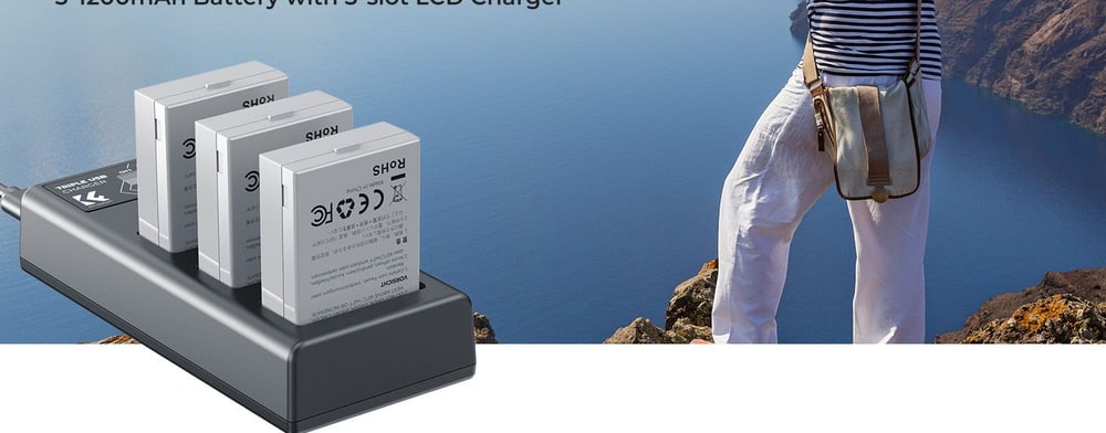 3-slot charger