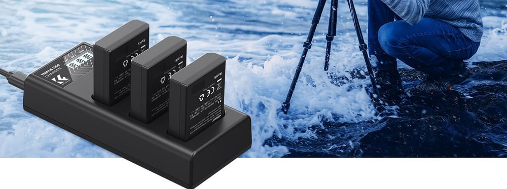 3-slot charger