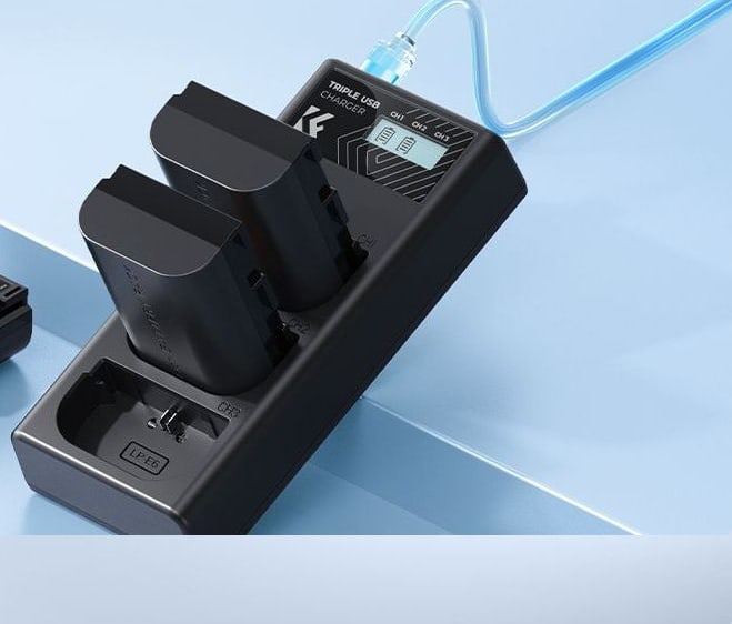 3-slot charger